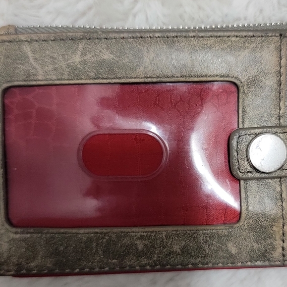 Hammitt Card Holder Distressed Gray - Picture 3 of 6